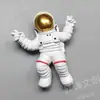 Nuevos Dibujos Animados Creativos Astronauta Estéreo de Resina Magnético para Refrigerador Pegatinas Souvenirs Turísticos Suministro Directo de Fábrica