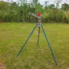 Pistola aspersora agrícola de riego de 1 pulgada, boquilla basculante automática ajustable, rociado giratorio de 360 grados, riego atomizado, césped, campo de carbón, reducción de polvo
