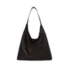 Bolso de mano con patrón tejido simple para mujer 2026, bolso tote de gran capacidad, bolso de hombro versátil casual para el día a día