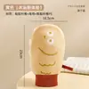 Bolsa de jabón de dibujos animados con red espumosa para lavar la cara y bañarse, bolsa de red de baño espumosa de doble cara