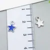 Acessórios para Joias DIY K Branco Gotejamento de Óleo Liga Estrela de Cinco Pontas Coroa Pingente Conjunto Misto de 100 Estilos para Pulseiras e Colares