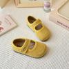 Zapatos de Cuero Estilo Francés para Niños 2026 Primavera y Otoño Nueva Versión Coreana Zapatos de Princesa Suaves Mate para Niñas Mocasines Estilo Birkenstock