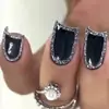 Coleção Minimalista Francesa Nova Transfronteiriça de Adesivos para Nail Art, Unhas Postiças Prontas, Unhas Quadradas Curtas Usáveis, Adesivos para Unhas Atacado