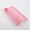 Accesorios para pajilla de vidrio resistente al calor de fábrica caja para pajillas cepillo para pajillas paño de limpieza
