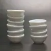 [Mini Tigela Pequena Tigela de Sopa Tigela de Açúcar de Bolso] Acessórios de Cozinha para Restaurante de Casa de Bonecas Tigela Branca de Porcelana