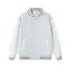 380G Algodão Diamante Texturizado Air Layer Bloco de Cores Retrô Americano Jaqueta de Baseball Solta Casual Unissex