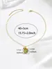 Moda Transfronteriza Nueva Europea y Americana Estilo Marino Retro Goteo de Aceite Colorido Colgante de Caracola Acero Inoxidable Collar para Clavícula Yiwu