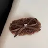 Goma para el pelo de felpa Otoño e Invierno Estilo Coreano Oversize Dulce Goma Gruesa Sencilla Goma para Moño