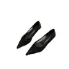 Zapatos de Tacón Alto Elegantes de Malla Hueca con Punta Fina Estilo Francés para Mujer, Nuevo Modelo 2026, Transpirables, Adecuados para Combinar con Vestidos, Zapatos de Salón Bajos de Moda para el Trabajo