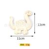 Dinosaurio de Madera Tallado a Láser de Fábrica para Niños, Piezas de Madera de Dinosaurio Pintadas a Mano, Piezas de Madera de Dinosaurio DIY Hechas a Mano, Se pueden hacer bricolaje