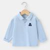 Polo Kaka Panda para Niños Camiseta de Manga Larga 100% Algodón para Niños Atuendo de Otoño Ropa Trendy para Niños Ropa de Bebé para Primavera y Otoño