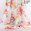 Tela de gasa georgette estampada 75D estilo bohemio para puesto de arena vestido de verano con falda amplia vestido maxi súper etéreo