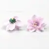 Estilo Fresco y Sencillo Flor de Lirio del Valle Artificial Cabezal Florales Accesorios para Pasador de Cabello Hanfu DIY Accesorios para el Cabello Estilo Antiguo Tocado Sombrero Accesorios de Flores