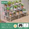 Suporte de Flores de Aço Inoxidável Suporte de Armazenamento para Suculentas Escada de Chão Multi-Camada Sala de Estar Suporte de Exibição de Plantas Verdes Suporte de Vasos de Flores para Exterior