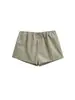 Fábrica de Origem [Estilo Menina Japonesa] Calças Casuais para Mulheres Verão Versátil Soltas Emagrecimento Cintura Média Perna Larga Shorts Finos