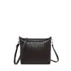Bolso de mano con textura de tendencia transfronteriza, bolso pequeño cuadrado, bolso de mujer, nuevo de otoño 2026, color liso, tejido, bolso de un solo hombro, bolso cruzado para ir al trabajo