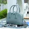 Bolsa de Boliche de Nicho Bolsa Boston de Couro Genuíno Couro de Vaca Natural Bolsa Pequena de Ombro Transversal Estilo Coreano Bolsa de Mão Bolsa Feminina