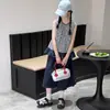 Conjunto de Verano para Niña: Conjunto de Top a Cuadros sin Mangas y Pantalones de Pierna Ancha, Nuevo Conjunto Casual de Dos Piezas Estilo Coreano 2026 para Niñas Mayores