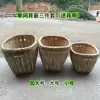 Cesta de espalda tejida de bambú Cesta de espalda para recolectar té Cesta de espalda agrícola Recogedor reforzado Cesta de espalda para exteriores Otro Estilo neoclásico Otro