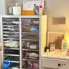 Armário de Armazenamento Novo para Salão de Unhas Organizador de Pinças para Cosméticos Armário de Armazenamento de Recibos Amostras de Tecido Maquiagem de Beleza Armário de Armazenamento para Confeitaria