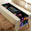 Bandeirinha de Mesa de Ano Novo 2026 Exclusiva Transfronteiriça Nova Bandeirinha de Mesa de Natal Festa de Feriado Mesa Decoração de Ano Novo Toalha de Mesa