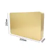 Caja de Regalo para Pasteles de Luna con 6 Piezas de Crema y Yema de Huevo Crujiente Caja de Lata Rectangular Logo Personalizado Caja de Lata para Pasteles de Luna de Mediados de Otoño