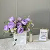 Flores Artificiais Peônia Exquisita Flor Artificial de Casamento Cenário Acabado Arranjo de Flores Decorativas para Chão Flores Artificiais Atacado Transfronteiriço