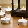 Chá Cera Romântico Velas Jantar Dia dos Namorados Festa de Aniversário Vela de Aromaterapia Casamento Caixa de Plástico Transparente Vela Sem Fumaça