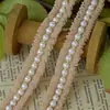 Ribete de Encaje Plisado de Malla de 2 cm con Encaje de Perlas de 6 Filas para Ropa, Vestidos de Novia, Bolsos, Accesorios de Ropa Hechos a Mano