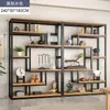 Novo Rack Antigo Estilo Chinês Rack de Armazenamento para Sala de Chá Vitrine de Chá Não Madeira Maciça Rack de Exibição de Parede Inteira para Sala de Estar Moderno Minimalista