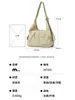 Bolsa Tote Casual de Gran Capacidad, Bolso Cruzado para Fitness, Bolso de Hombro Ligero Impermeable con Diseño de Bolsillos Múltiples y Solapas, con Logo Personalizado