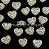 Accesorios de Joyería Hechos a Mano para DIY, Flor Pequeña con Sello Dorado Transparente, Forma de Corazón, Populares en Transmisiones en Vivo, En Stock al por Mayor