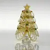 Shandong Zibo Artesanato em Vidro Enfeites Árvore de Natal de Vidro Decorações de Natal de Vidro