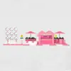 Esferas de Espejo Decorativas Comerciales, Espejos Cóncavos y Convexos Creativos, Espejos Divertidos para Sesiones de Fotos, Producción de Decoración Fotográfica de Moda
