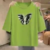 Comércio Exterior Transfronteiriço Último Estoque de Comércio Exterior Grandes Marcas Etiquetas Cortadas Roupa de Mãe Camiseta de Manga Três Quartos para Meia-Idade e Idosos Camiseta Estilosa