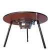 Estufa de Barbacoa para Exteriores, Barbacoa sin Humo para el Hogar, Mesa de Barbacoa Plegable Portátil, Barbacoa de Carbón, Estufa para Patio Exterior, Té