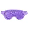 Máscara de gel para os olhos com bolinhas de gel, compressa quente para dormir, máscara para os olhos reutilizável, máscara para os olhos com bolinhas de gel para compressa fria e quente, atacado