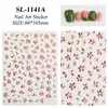 Pegatinas Florales para Uñas Estampadas en Oro 5D en Relieve Tridimensional Lujo Ligero Elegante Florales Dorados Accesorios para Uñas Artísticas Estilo Sl