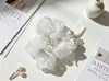 Scrunchie floral em pintura a óleo estilo francês DIY acessório de cabelo fresco e doce estilo coreano. Fábrica de origem para joalherias