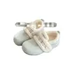 Zapatos Birkenstock cálidos con forro de felpa para mujer 2026 nuevo estilo de invierno suela gruesa zapatillas de media caña felpa completamente cerradas piel zapatos de algodón para la nieve
