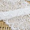 Tanglong Preto e Branco Estilo Étnico Listrado Renda Guipir Atacado Suprimentos de Roupas Étnicas Acessórios Têxteis para o Lar