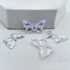 Laço Colorido Transparente Galvanizado Cor AB Acessórios de Joias Acrílicos Acessórios para Cabelo DIY Fivela de Sapato Material para Capa de Celular
