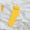 Calcetines de hielo para mujer, de longitud media, finos, de verano, blancos, rojos, de Internet, para primavera y otoño, de color liso.