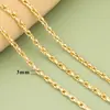 Collar de Cadena Sencilla de 18K Cadena de Monedero Chopin Colgante Versátil Europeo y Americano con Cadena Fábrica