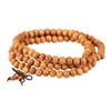 Suministro del Fabricante Pulsera de Caoba Pulsera 108 Cuentas de Buda Pulsera de Madera de Pescado Pulsera para Hombres y Mujeres Pulsera de Madera de Durazno