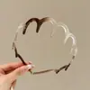 Modelo Novo Verão/Inverno 2026 Presilha de Cabelo Dentada Estilo Coreano Faixa de Cabelo Xadrez Fresca para Mulheres Faixa de Cabelo Dopamina de Luxo Leve