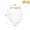 Conjunto de 16oz de Vidro Transparente Amazon para Casa Festa Particular Suco de Leite Bebida Whiskey Estilo Ins