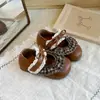 Zapatos de Princesa Estilo Británico con Lazo para Niñas, Cuadros de Primavera y Otoño, Encaje, Suela Suave, Zapatos Planos para Niños de 3-6 Años, Estilo Lolita