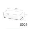 Terrário, bacia para banho de caranguejo eremita, bacia de banho quadrada/retangular de acrílico transparente para caranguejo marinho