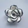 Flor de argila macia 35mm atacado rosa antigo acessórios diy Traje feminino adorno de cabeça grampo de cabelo Joias colar flores